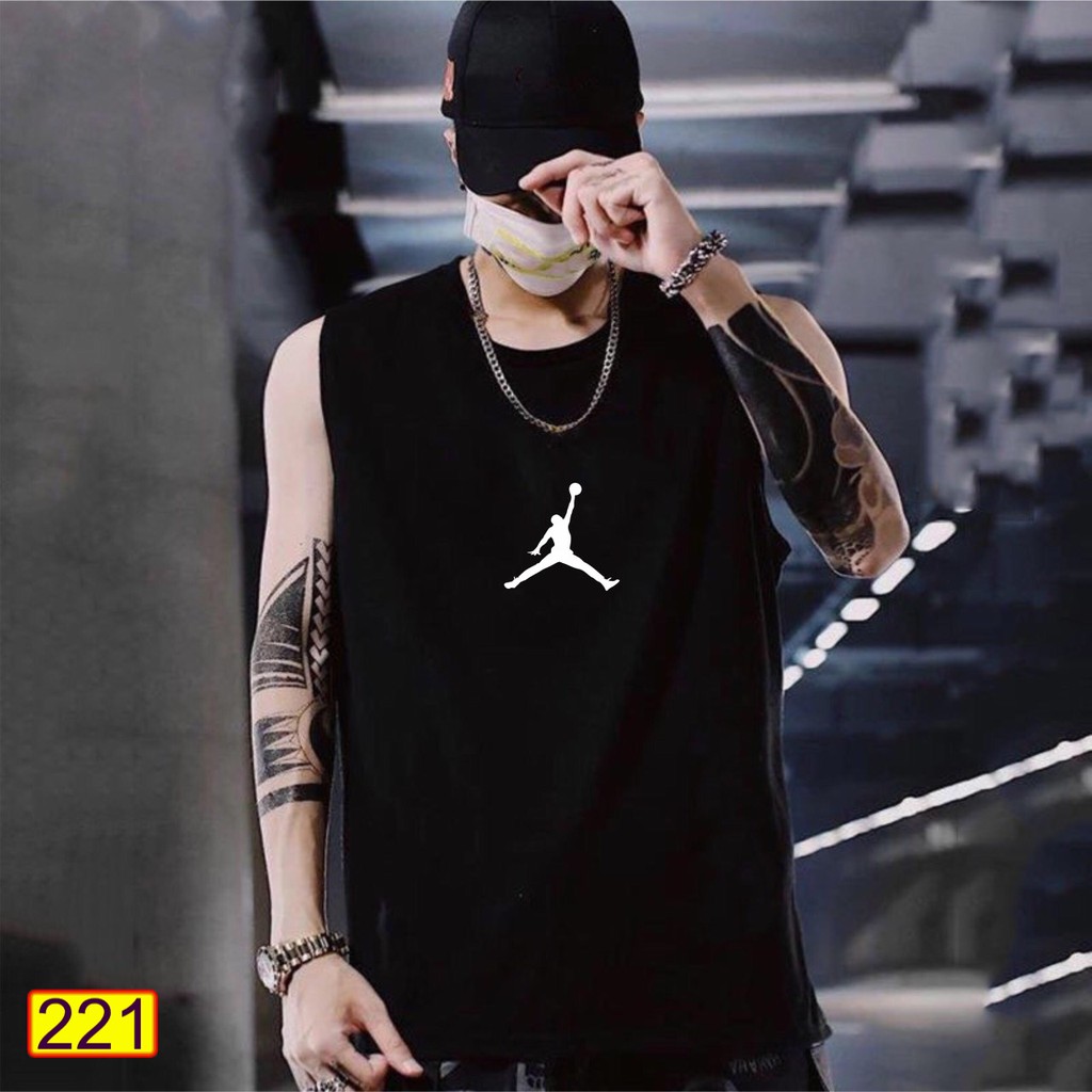 ÁO SÁT NÁCH THỂ THAO NAM NỮ 221 BA LỖ THUN LẠNH TANKTOP CẬU BÉ BÓNG RỔ CỰC HOT | BigBuy360 - bigbuy360.vn