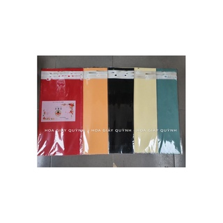 [XẢ KHO] Giấy gói hoa bóng mờ viền thiên nga - xấp 2- tờ