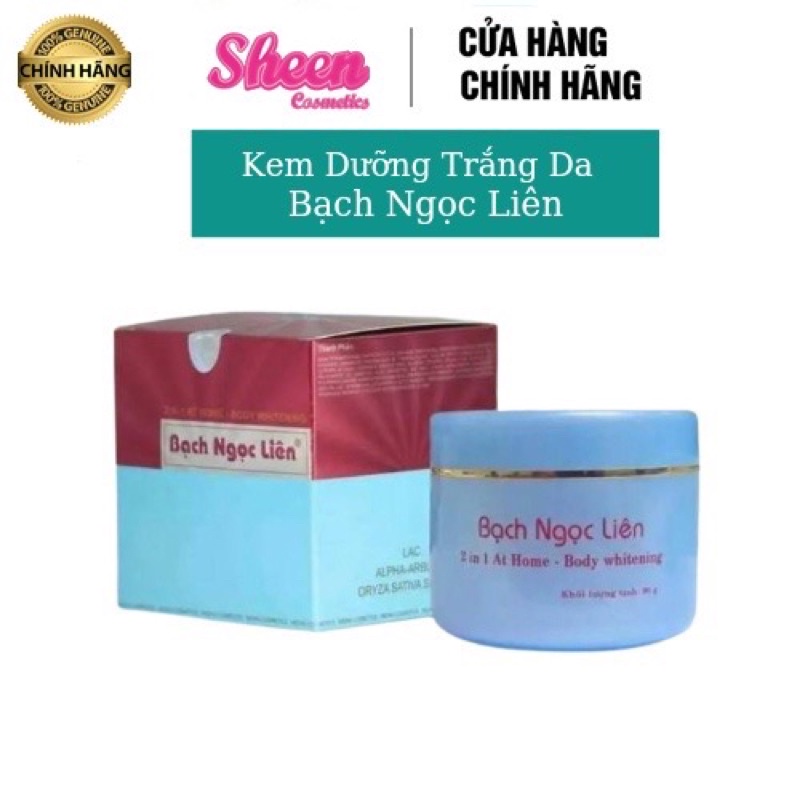 Kem Dưỡng Trắng Da Body Bạch Ngọc Liên - Kem Dưỡng Trắng Toàn Thân 90G