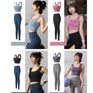 Bộ đồ Thể Thao Nữ Cao Cấp, Áo có sẵn mút, Quần ôm tôn dáng Cực đẹp M17