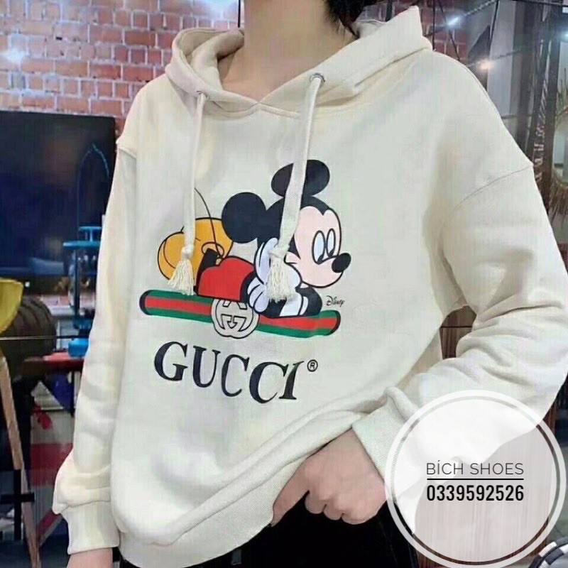 Áo thun dài tay Mickey from rộng UNISEX phong cách Uzzlang