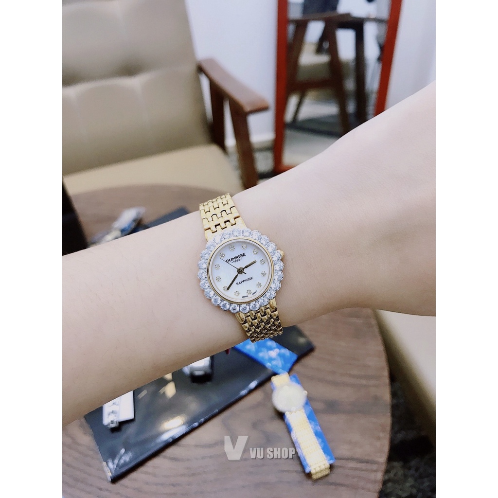 Đồng hồ nữ SUNRISE 9808AA Size nhỏ Chính hãng