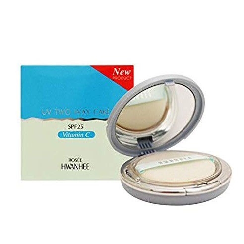 (Kèm lõi) Phấn nền Rosee Hwanhee UV Two Way Cake SPF25 Vitamin C Hàn Quốc