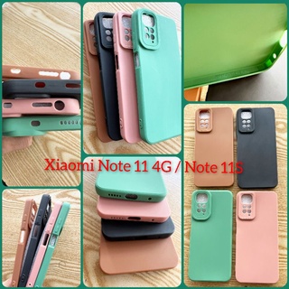Ốp lưng Xiaomi Redmi Note 11 4G / Note 11S dẻo mềm mịn kiểu chống bẩn bảo vệ camera