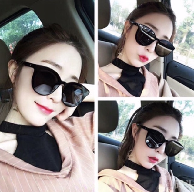 Mắt kính mát thời trang màu đen sang chảnh | BigBuy360 - bigbuy360.vn