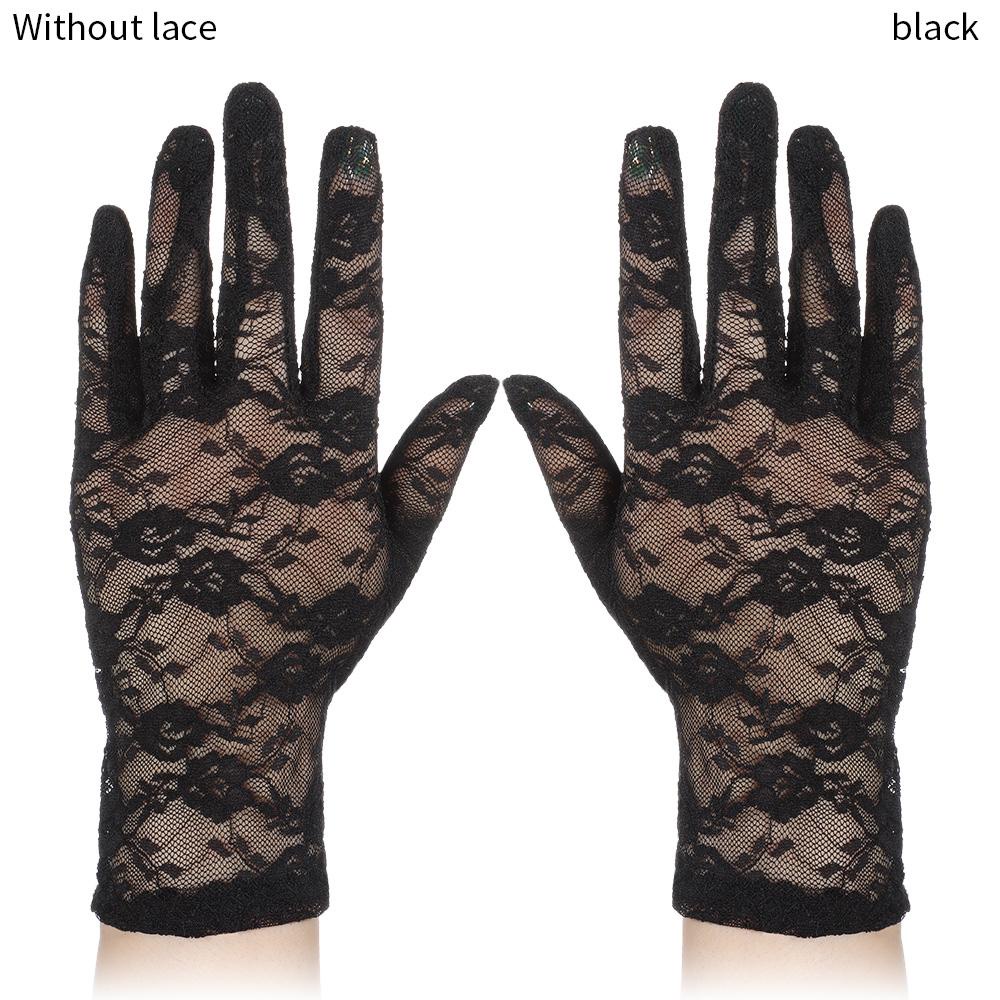 Găng Tay Ren Hở Ngón Thanh Lịch Cho Nữ