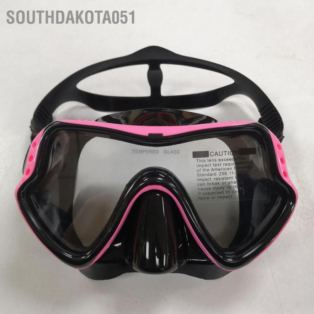 Southdakota051 Diving Snorkel Set Safe Adjustable Elastic Prevent Slipping Mask for Men and Women