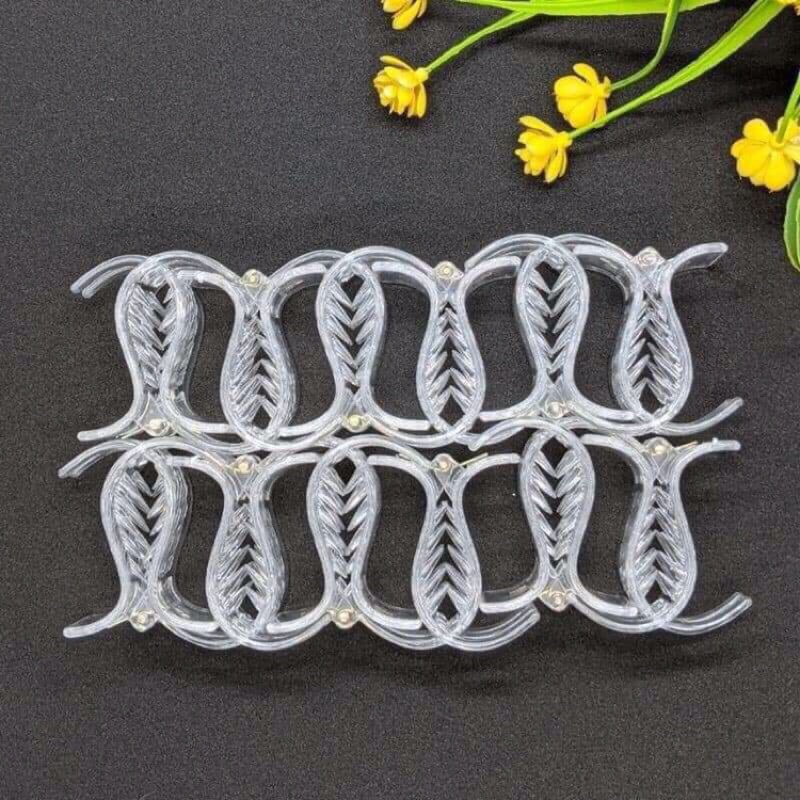 Set 12 kẹp tóc càng cua trong 3 răng và 5 răng