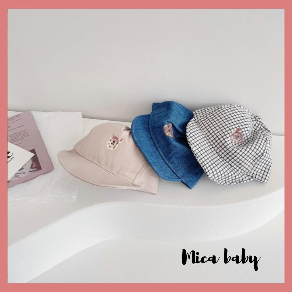 Mũ lưỡi trai mềm in hình mặt cún đáng yêu cho bé MH125 Mica Baby