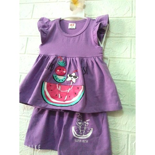 Đồ bộ bé gái 8-20kg chất cotton