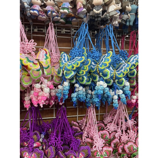 Móc Khoá Thổ cẩm thủ công vintage boho
