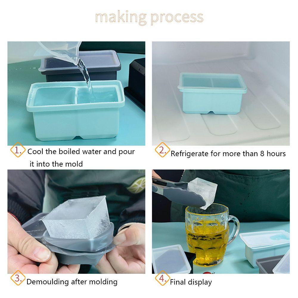 1 Khuôn Silicone Làm Đá Viên Cỡ Lớn Tiện Dụng