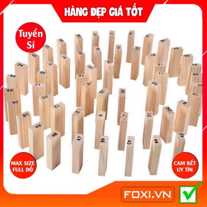 Đồ chơi Rút Gỗ Foxi-Đồ chơi giáo dục-trò chơi tương tác cực mạnh-giải trí và xả xì tress