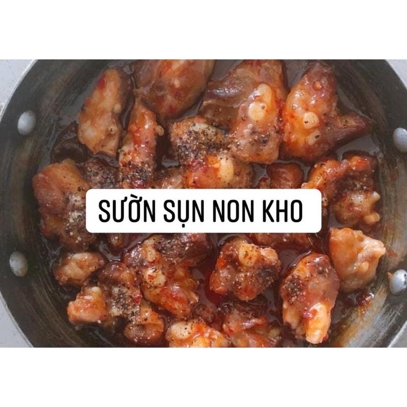 Sườn sụn heo non cắt khúc 1kg (giao hỏa tốc TPHCM)