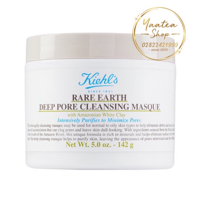 [CHÍNH HÃNG] Mặt Nạ Đất Sét Kiehl’s Rare Earth Deep Pore