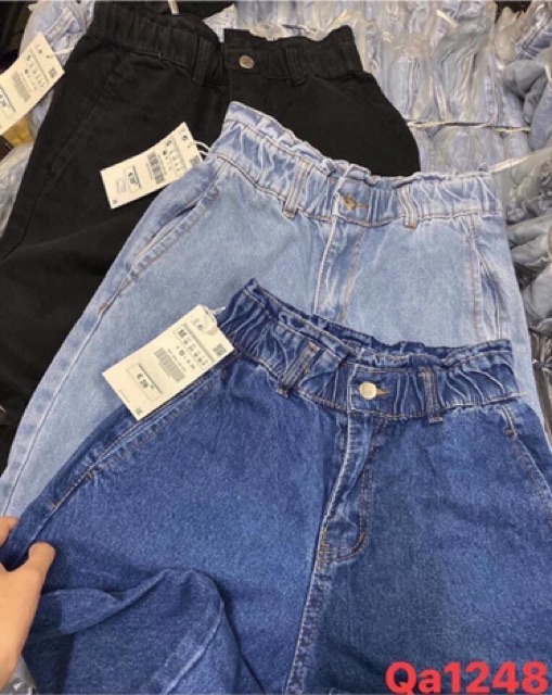 Quần Baggy Nữ Quần Jeans Lưng Cao (Có Size Lớn)