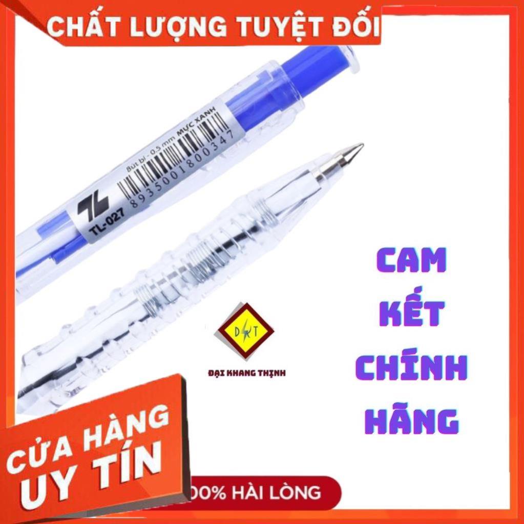 Bút bi Thiên Long TL 027 viết bi TL Đủ 3 Màu XANH - ĐỎ - ĐEN CAM KẾT CHÍNH HÃNG