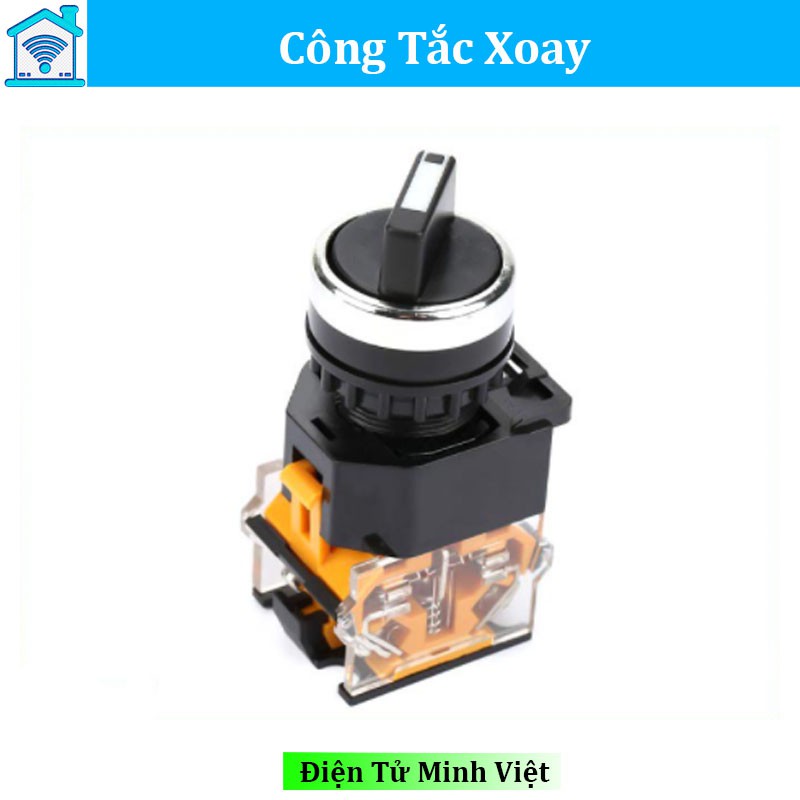 Công Tắc Xoay 2 Vị Trí hoặc 3 Vị Trí LA38-203 AC 440V 10A - Công Tắc Giá Rẻ