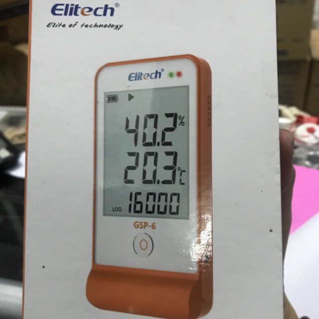 Nhiệt ẩm kế tự ghi Elitech GSP-6 ( chưa hiệu chuẩn)