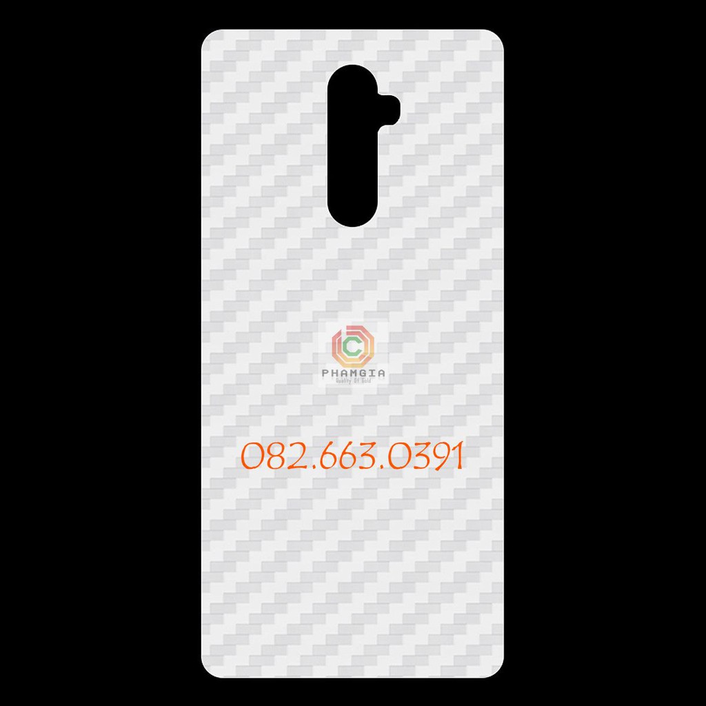 Miếng dán mặt lưng skin carbon cho các dòng Realme X2 5 3 2 Pro XT 730G Q 3i X C2 C1 2019 2018 U1   CACBON