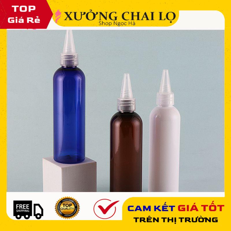 Chai Chiết Mĩ Phẩm ❤ GIÁ RẺ NHẤT ❤ Chai nhựa pet nút nhọn 150ml,200ml,250ml chiết mỹ phẩm , phụ kiện du lịch
