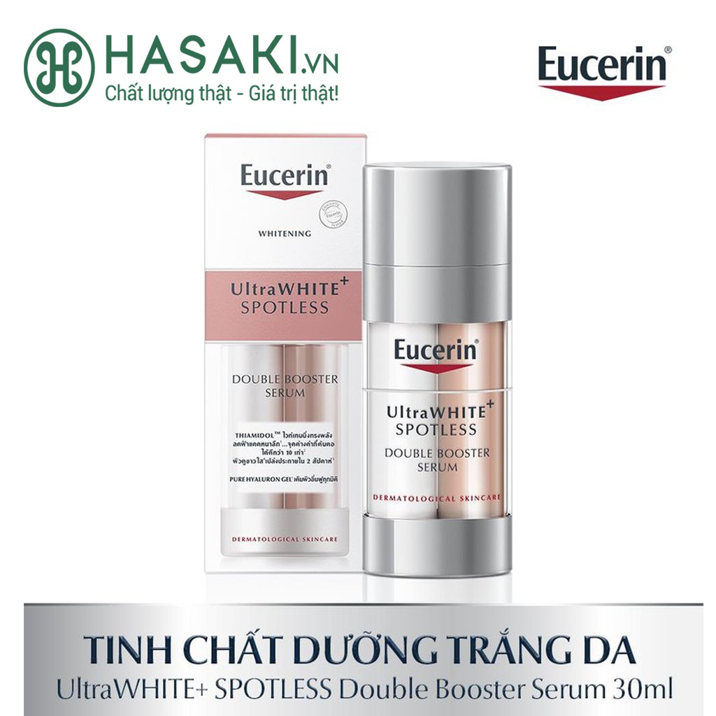 Tinh Chất Eucerin Dưỡng Làm Sáng Da, Mờ Thâm Nám UltraWHITE+ Spotless Double Booster Serum 30ml