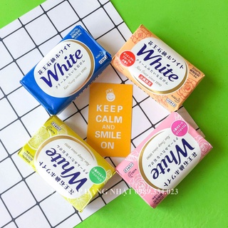 Xà bông tắm trắng da KAO white hương Hoa Cỏ