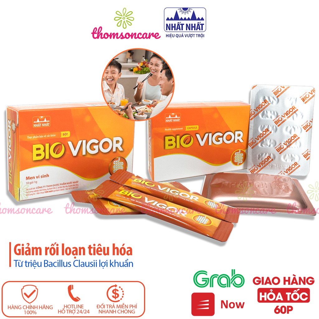 Men vi sinh Bio Vigor - Hỗ trợ giảm rối loạn tiêu hóa - của Dược Nhất nhất cho cả trẻ em và người lớn