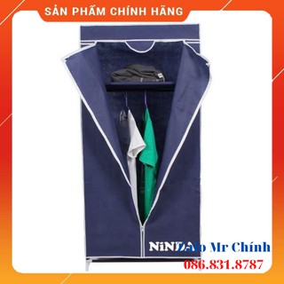 [ NEW ]  [ MỚI NHẤT ] Tủ vải quần áo cao cấp NiNDA T8864 khung sắt, 2 buồng, 2 tầng [ SẴN HÀNG ]... TỐT NHẤT