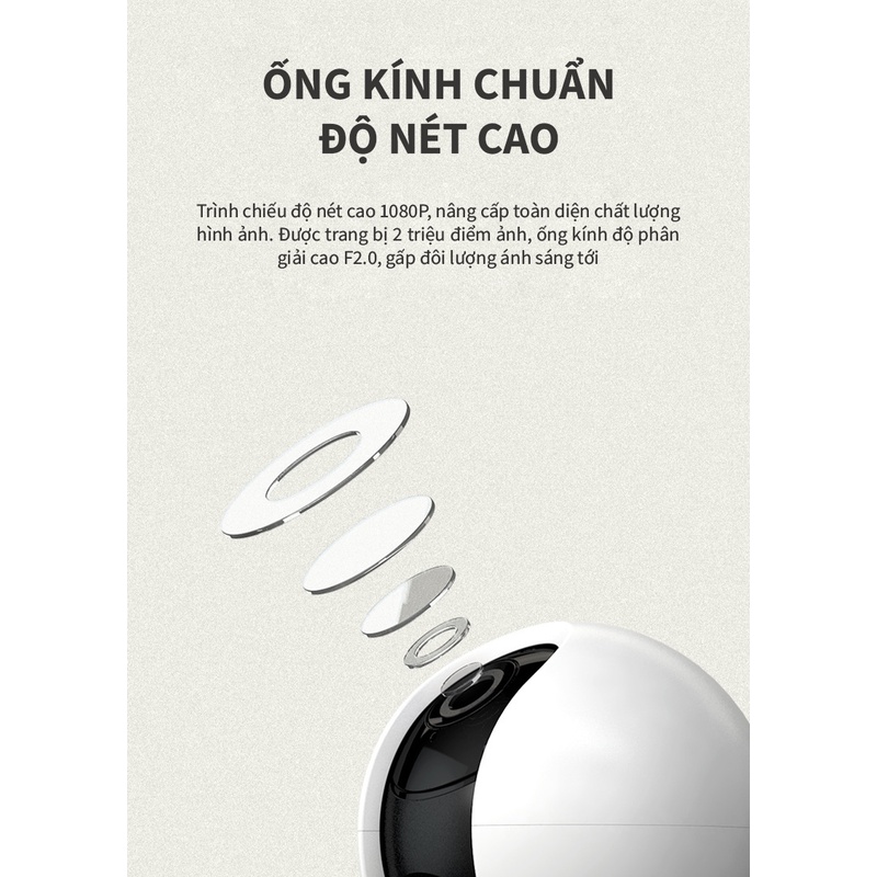 Camera Wifi YS2021 Việt Star Quốc tế-Quan Sát Trong Nhà,Xoay Theo Chuyển Động-Bảo Hành 12 Tháng