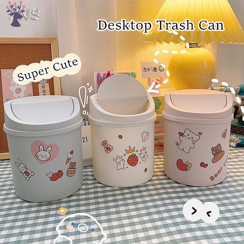 Thùng rác cỡ nhỏ để bàn Thiết Kế Đáng Yêu Tiện Dụng Cho Văn Phòng