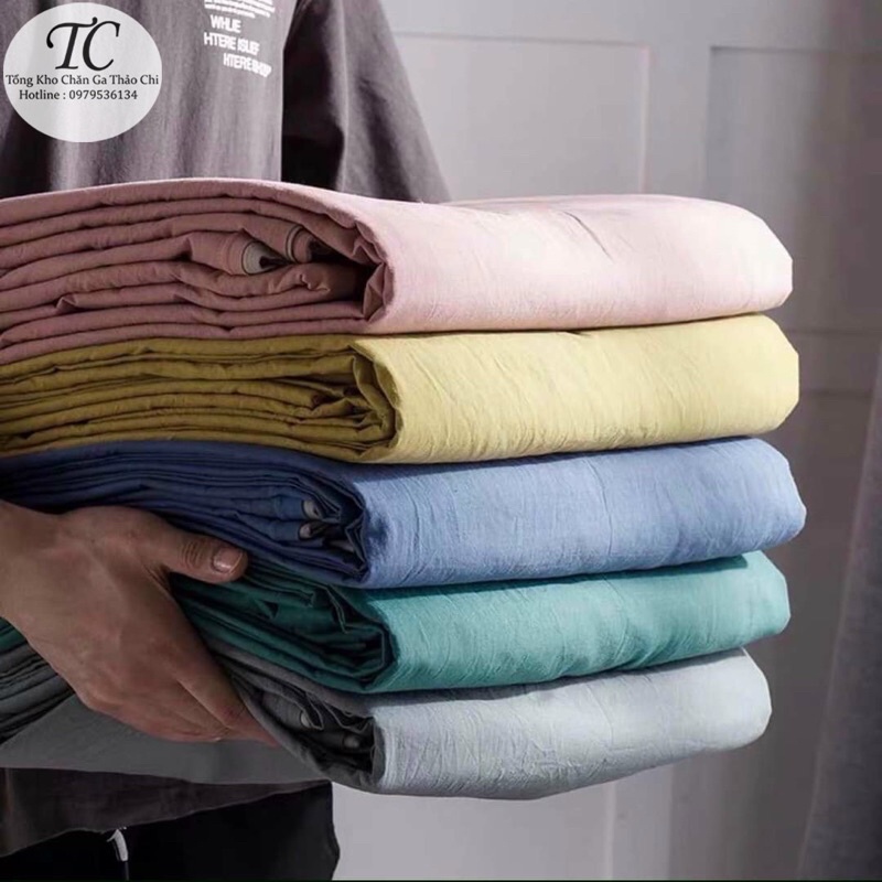 🌸 Bộ Ga Gối Cotton Tici Hoạt Tính- Mềm Mịn- Thoáng Mát 🌸