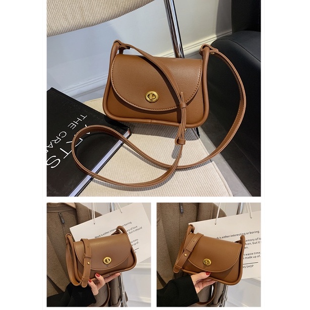 Túi xách nữ đeo chéo, đeo vai thời trang, kiểu dáng túi xách vintage - JULIE 113