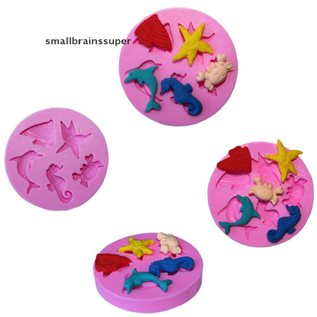 1 Khuôn Bánh / Xà Phòng / Sô Cô La Hình Bãi Biển Nhỏ Bằng Silicone