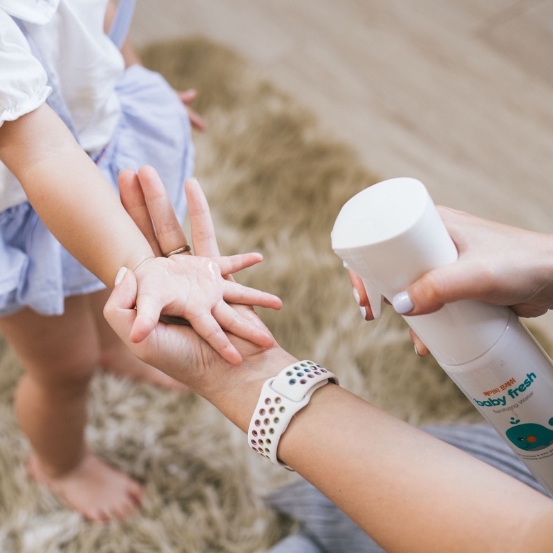 Xịt Diệt Khuẩn Khử Mùi Bình Sữa, Đồ Chơi, Núm Ti Giả Baby Fresh Joona Baby Việt Nam An Toàn Cho Bé 55ml/300ml Chính Hãng