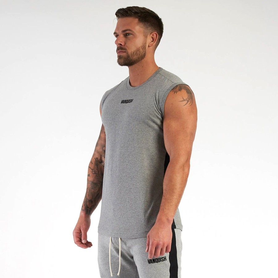 Áo Ba Lỗ Thể Thao Vải Cotton Cho Nam