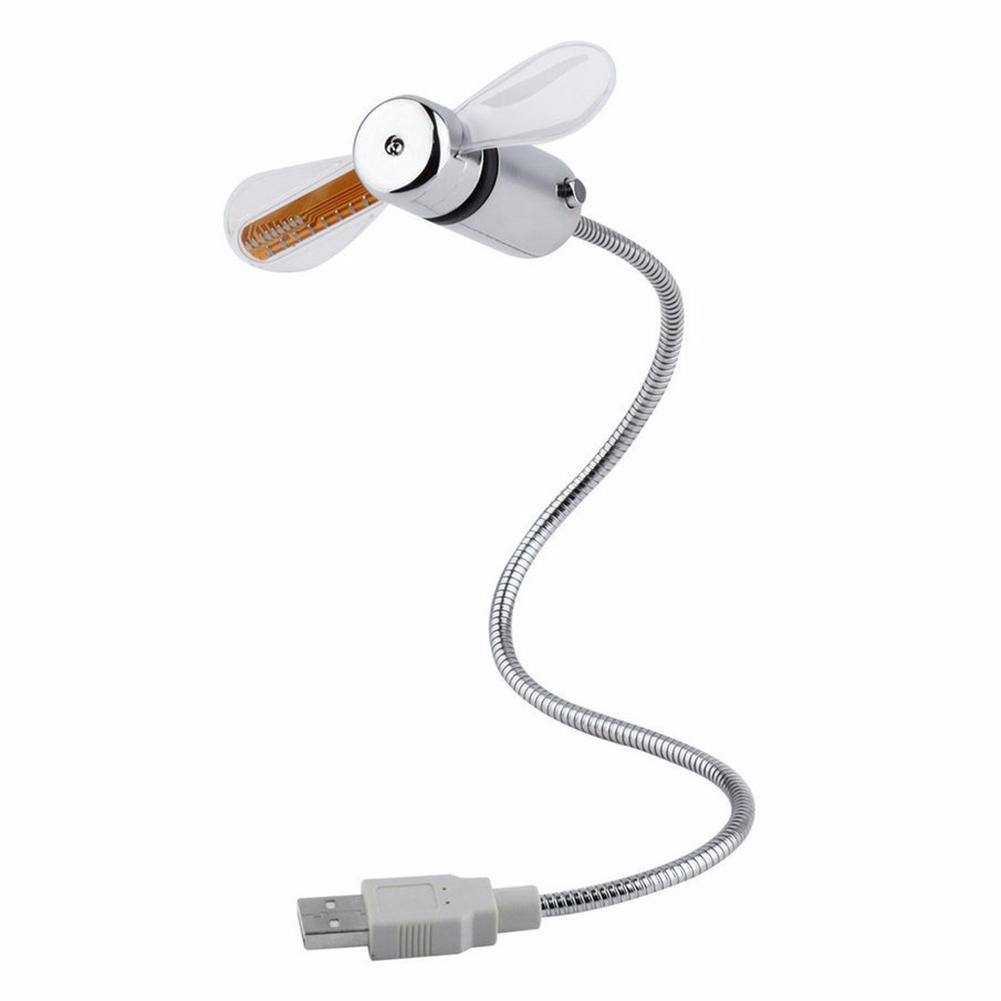 Quạt đồng hồ mini làm mát độc đáo có đèn LED | BigBuy360 - bigbuy360.vn