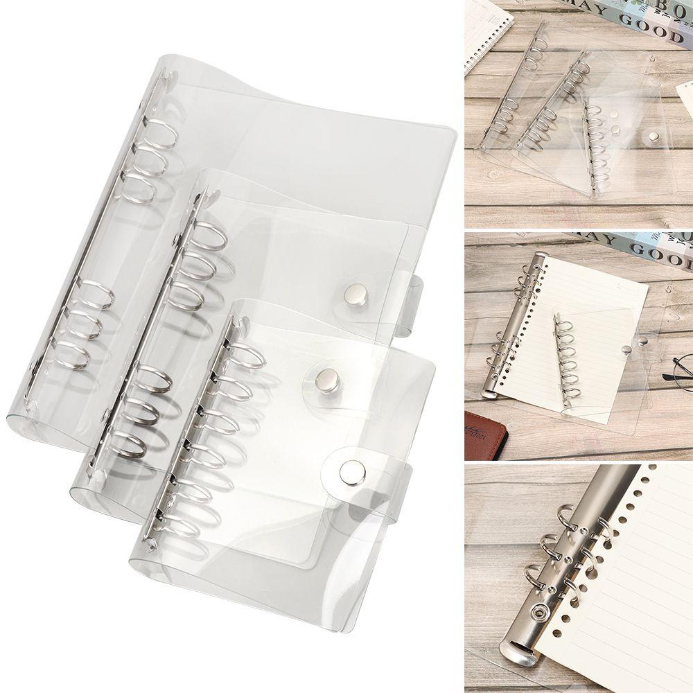 1 Vỏ Bọc Sổ Tay Bằng Nhựa PVC Trong Suốt Hình Chiếc Lá