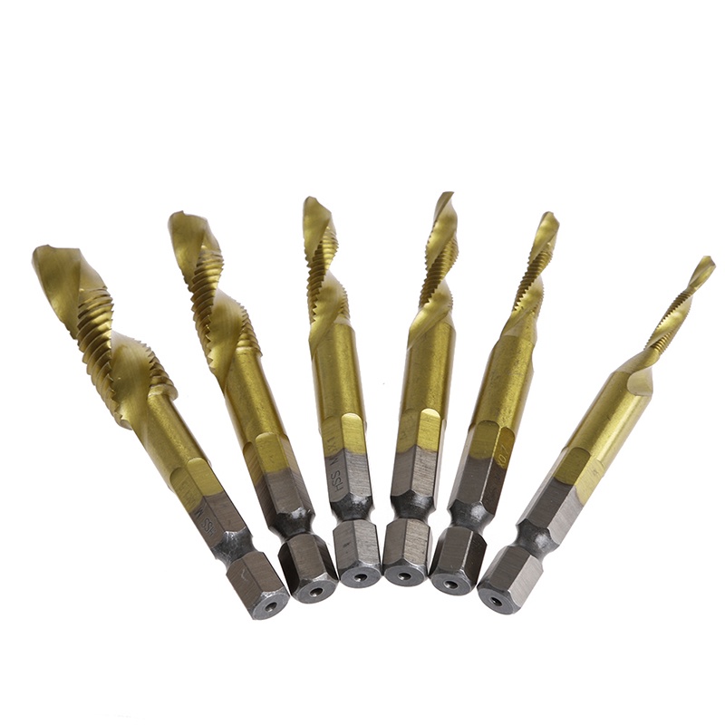 Bộ 6 Mũi Khoan HSS4241 M3-M10 Chất Lượng Cao