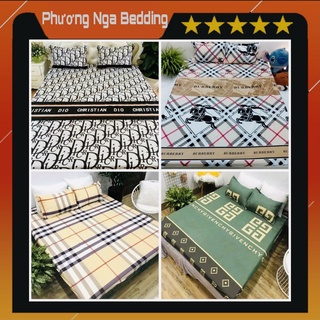 Set 3 món ga giường và vỏ gối nhiều màu thương hiệu