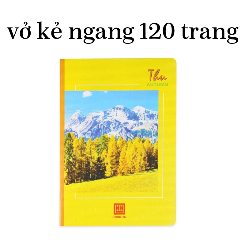 Vở kẻ ngang hồng hà 200 trang - B5 / A4 cao cấp - vở ô ly hồng hà học sinh / sinh viên - MIYABI STORE