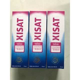 Xisat xịt mũi-rửa mũi (dung dịch nước biển sâu)