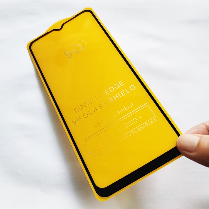 Kính Cường Lực Samsung Galaxy A12 9D Full Keo Full Màn - Miếng Dán Màn HÌnh Cao Cấp - Viền Đen