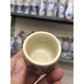 Chén Lẻ Mầu Xanh Và Vàng