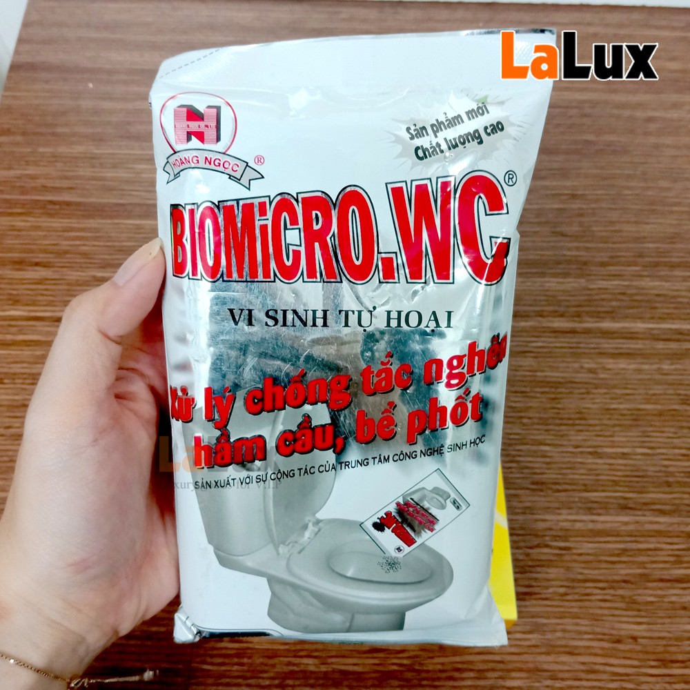 Bột Thông Tắc Hầm Cầu BIOMICRO.WC - Bột Thông Tắc Bồn Cầu - Thông Tắc Bể Phốt,...