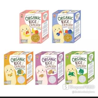 Bánh gạo organic vị rau bi na bổ sung omega 3 & dha date 2021