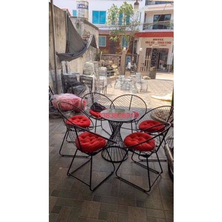 Ghế nón-bàn ghế ban công