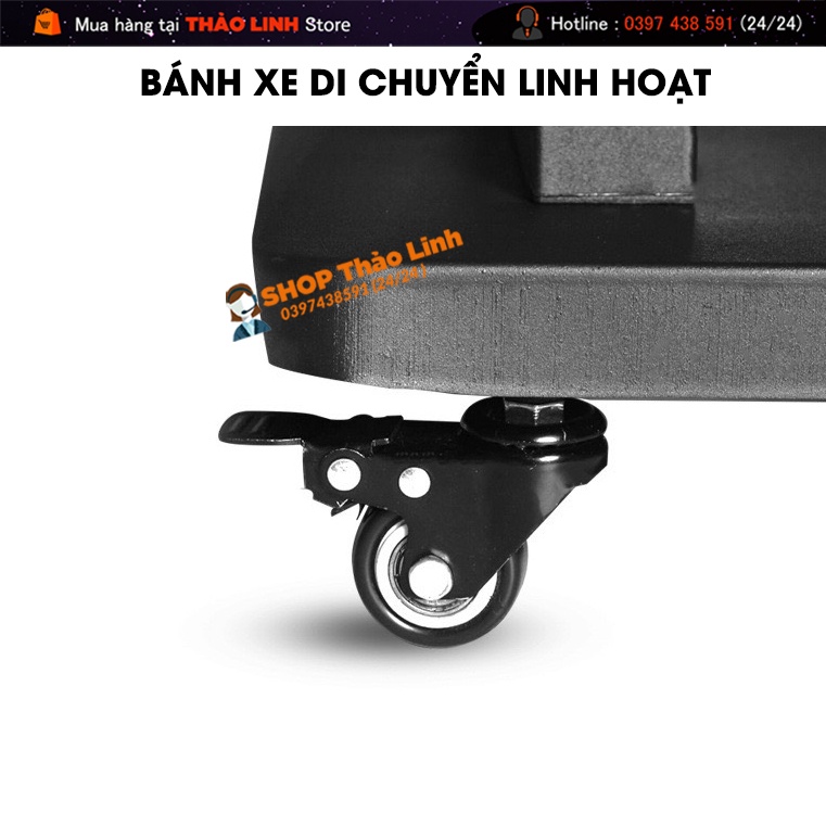 Giá Treo Tivi Di Động AV1700 32 - 43 - 50 - 55 - 65 - 70 Inch Kệ Treo Tivi Có Bánh Xe Di Chuyển - Ưu Việt Hơn NB AVA1500