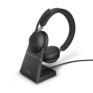 Tai nghe Jabra Evolve2 65 MS Stereo Teams with Stand Đen