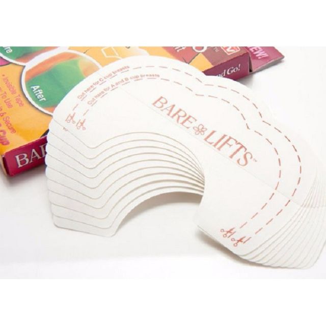 10 miếng dán nâng ngực - miếng dán chống xệ trong suốt dùng 1 lần